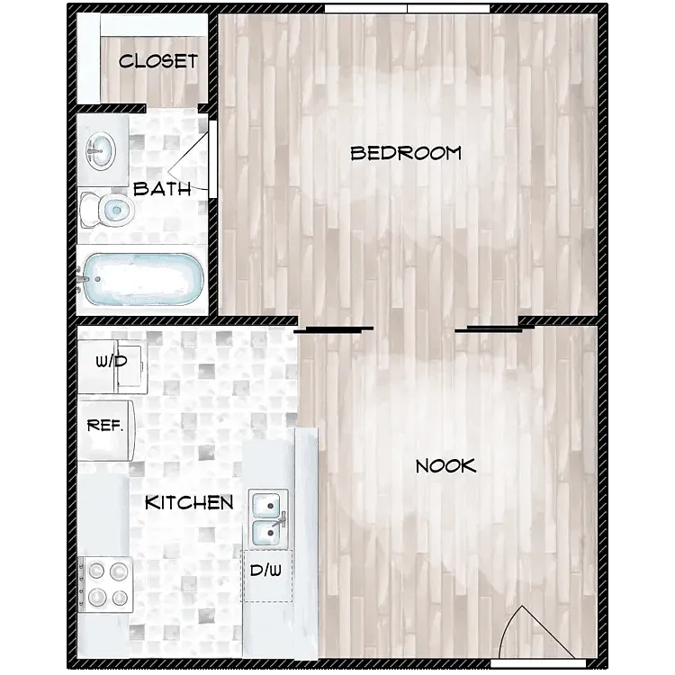 Floor plan RAIL-SB