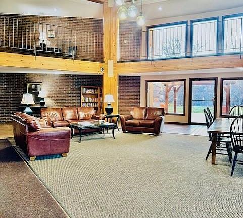 Community area at the front entrance