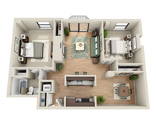 Floor plan 32 Garrison - B1G