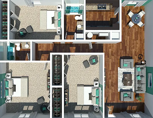 Three Bedroom | Two Bathroom Three Bedroom | Two Bathroom