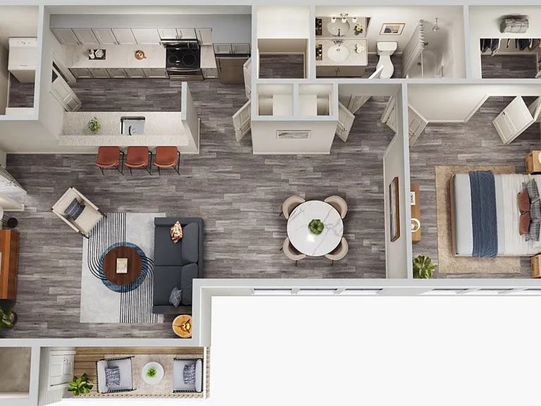 A1 - 1 Bed 1 Bath A1 - 1 Bed 1 Bath