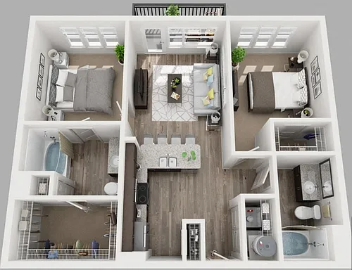 Floor plan B1