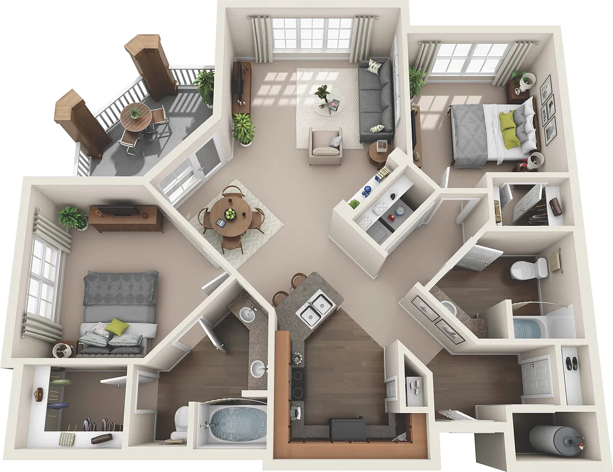 Floor plan The Magnolia