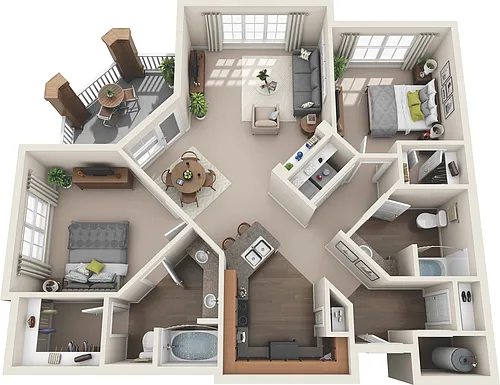 Floor plan The Magnolia