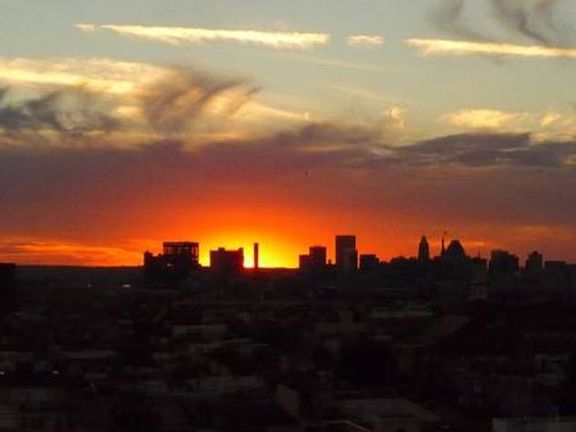 View from rooftop deck