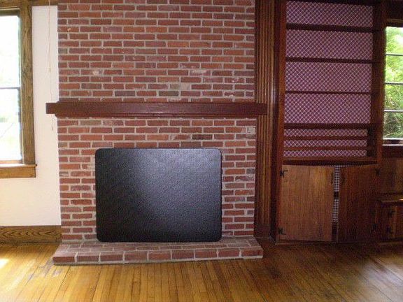 Fire place in living room