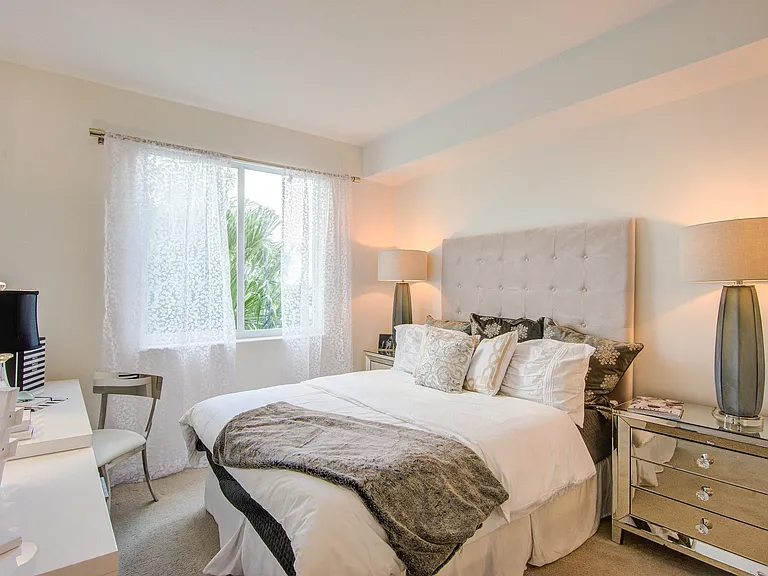Large windows invite plenty of natural light into your home.