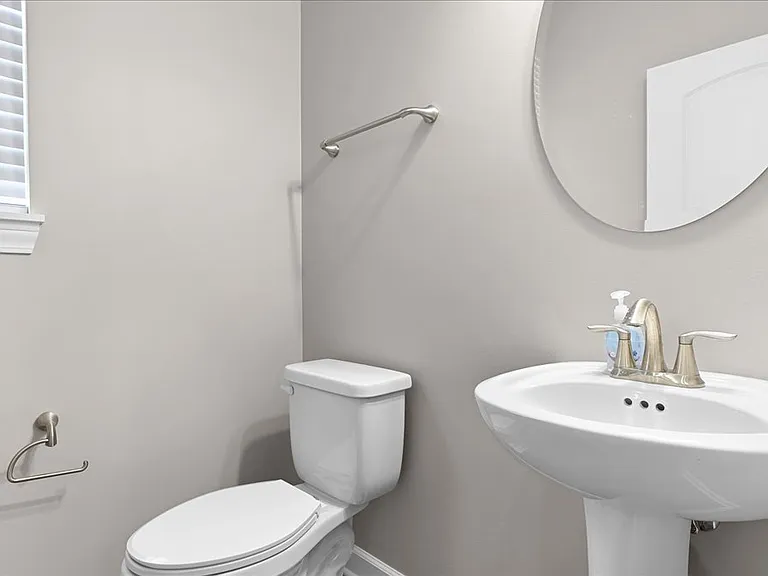 First floor half bathroom