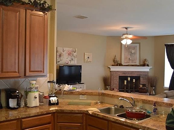 Kitchen view of living room