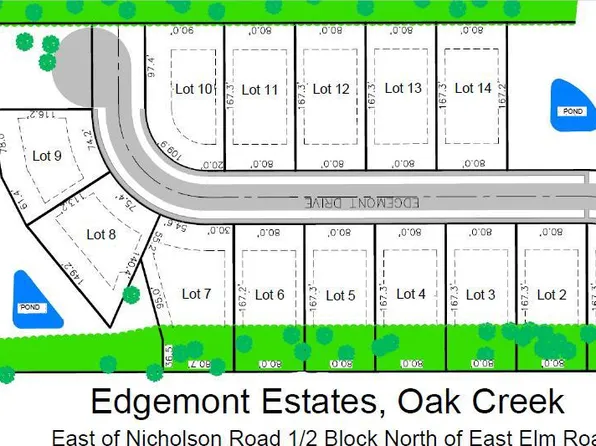 Lt14 EDGEMONT DRIVE, Oak Creek, WI 53154