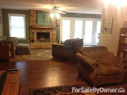 Living room
						:
						Half of living room with fireplace