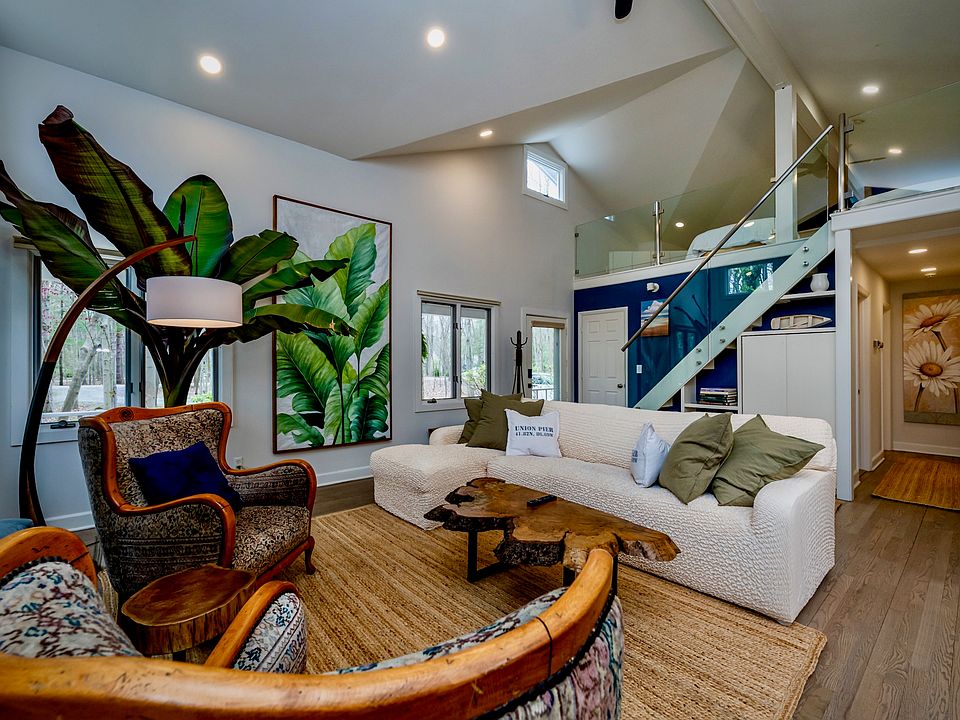 Open concept living room area.