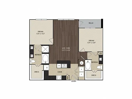 Floor plan B1