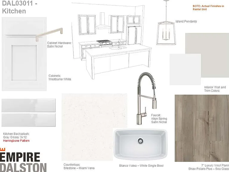 Rental Unit Design Finishes