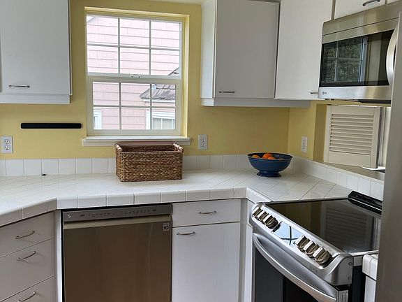 Stainless steel appliances.
