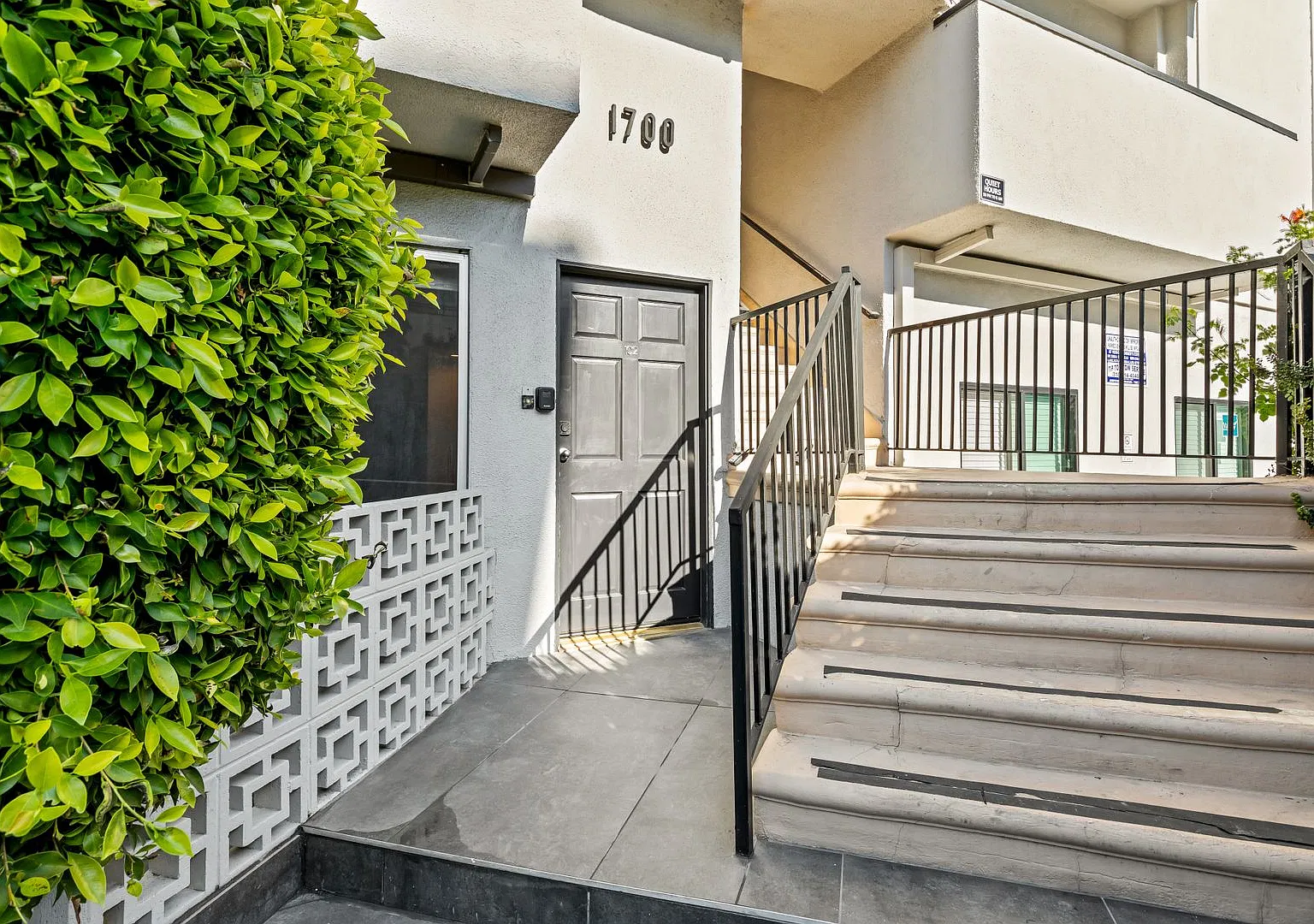 Fully Furnished 1-Bedroom / 2-Bathrooms Apartment with Patio at 1700 Malcolm 102 — Photo 4