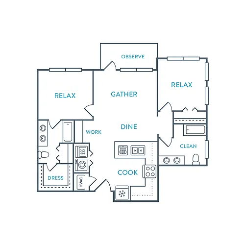 Floor plan Sea Glass