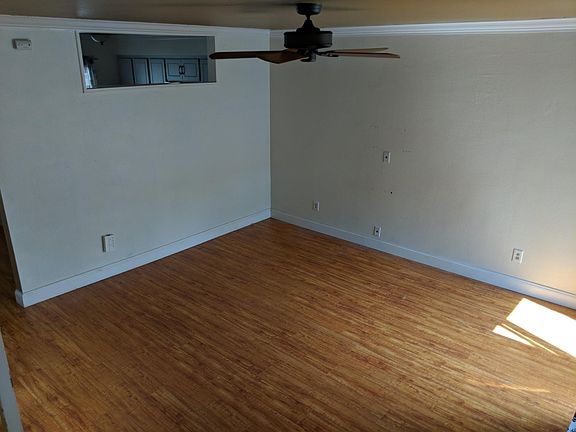 Living Room with Ceiling Fan