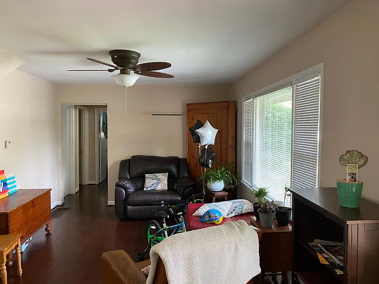 Large front room with picture window.