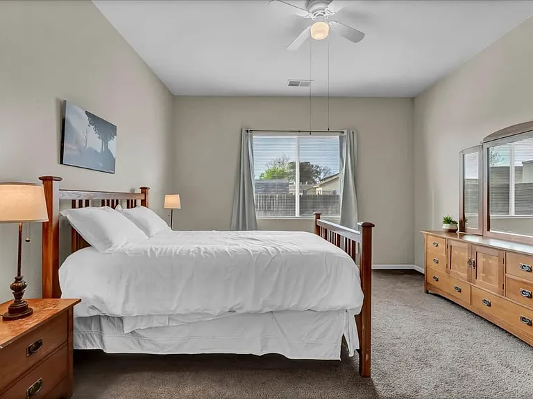 Master bed, king