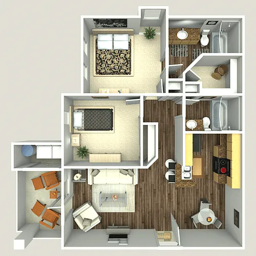 Floor plan B1e
