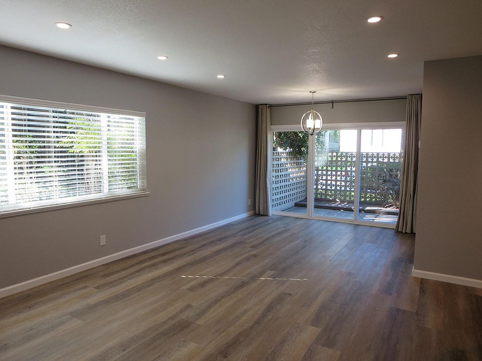 Living room and dining area