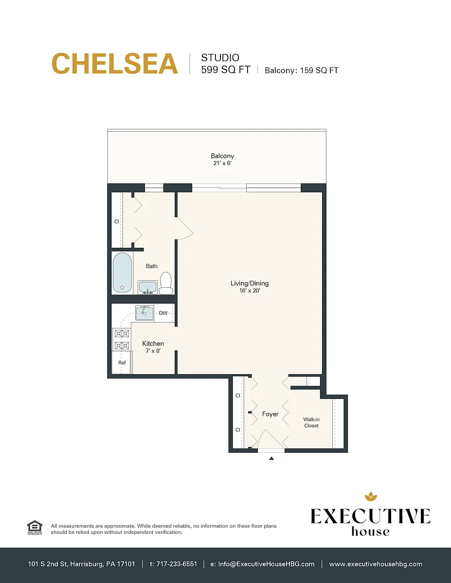 Floor plan The Chelsea