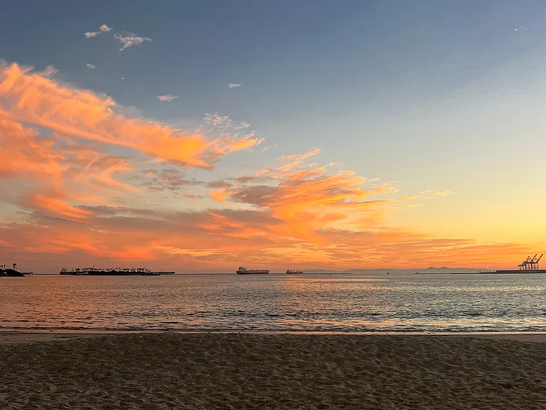 Sunset at Junipero Beach