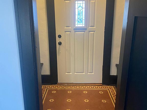 Front door entrance and exit.