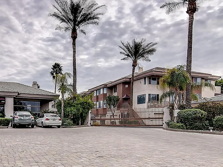 Gated apartment complex