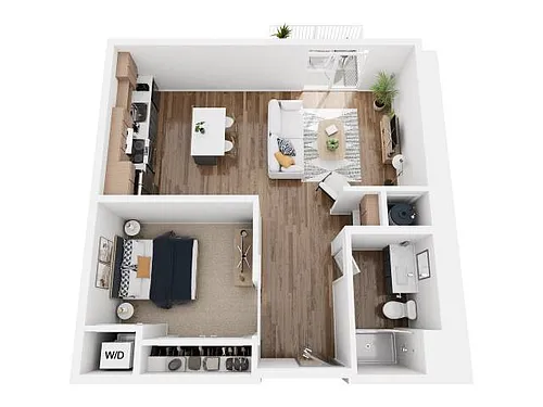 Floor plan 1B-10