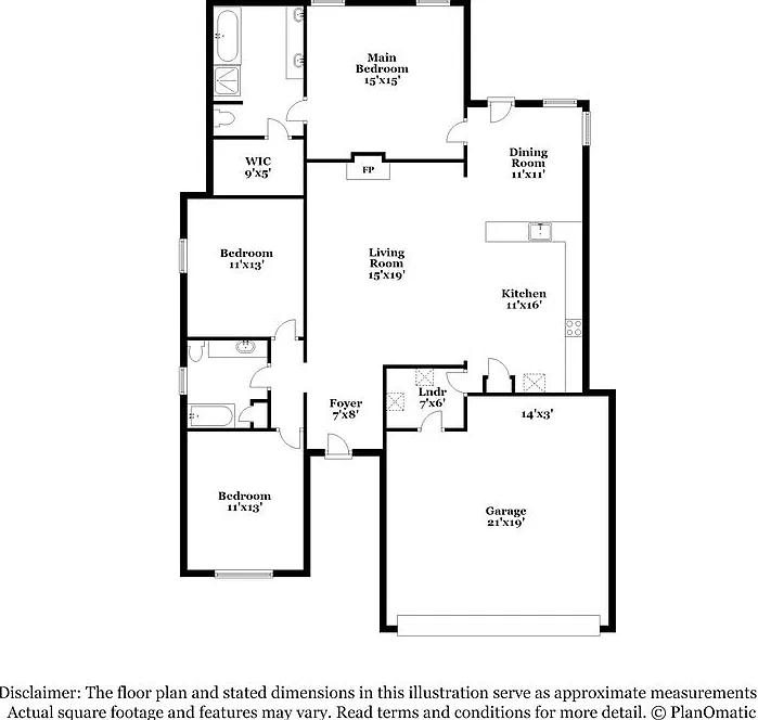 3 bed, 2.0 bath, 1637 sqft, $1,755 — Photo 2
