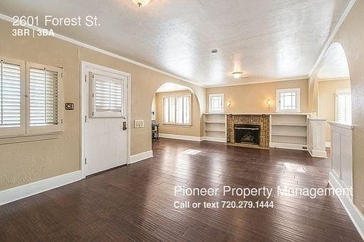 Large open living room on main level, entry from a private g