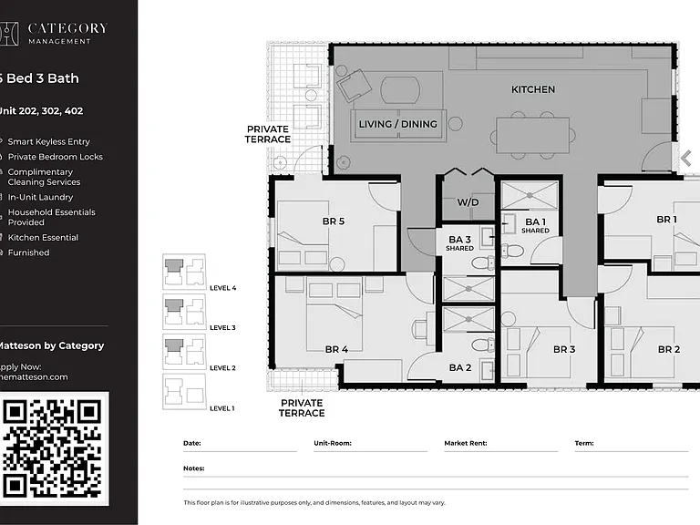 5 Bed 3 Bath - Type E 5 Bed 3 Bath - Type E