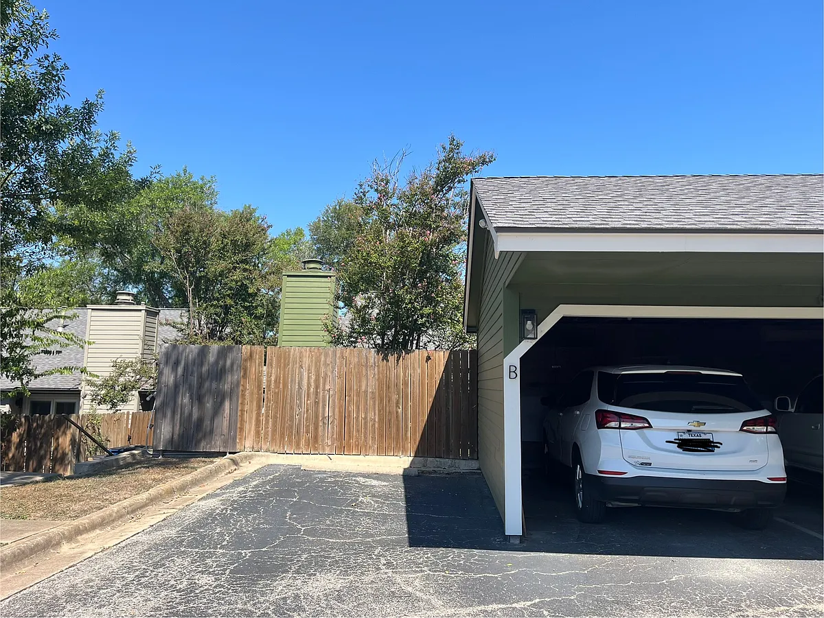 Two dedicate parking spots. Additional guest parking is available on the property. - 5803 W Gate Blvd #B