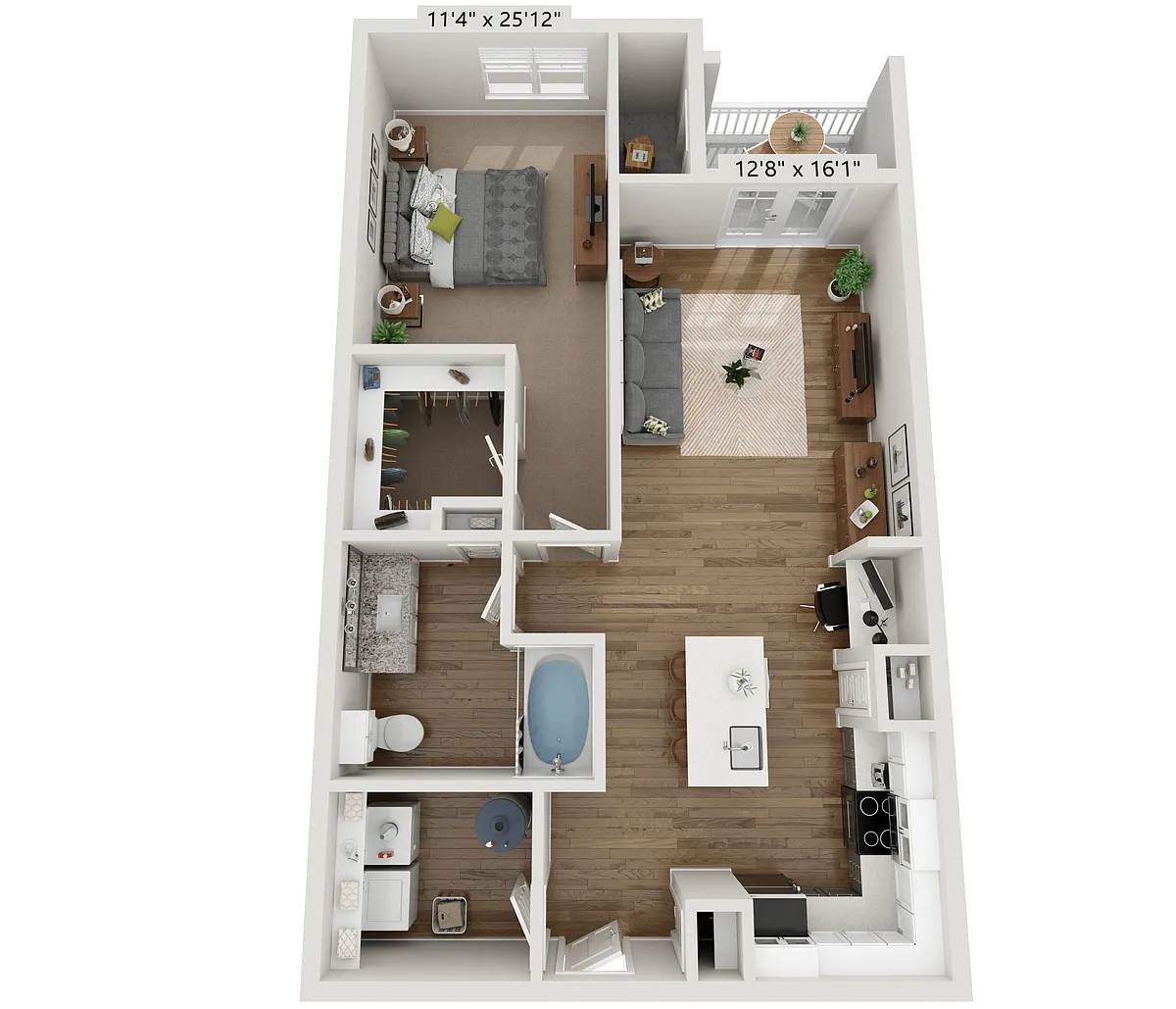 Floor plan Womble