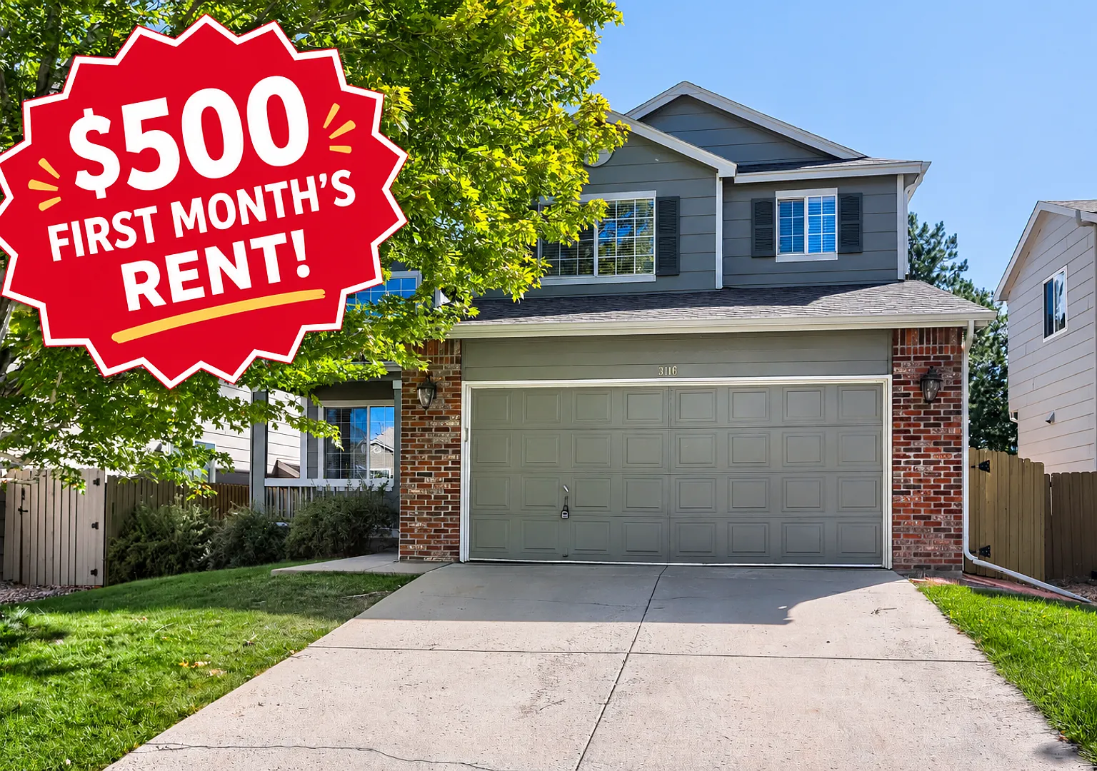 Big, Charming 4 Bedroom 2.5 Bathroom In Rock Creek! Available Now! $500 Off 1st Month's Rent — Photo 1