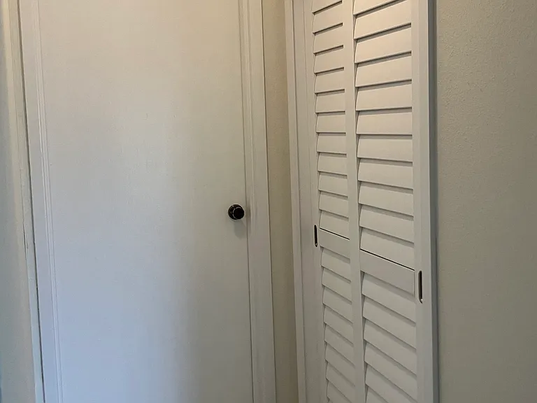 Entrance from garage into unit. Large coat closet.