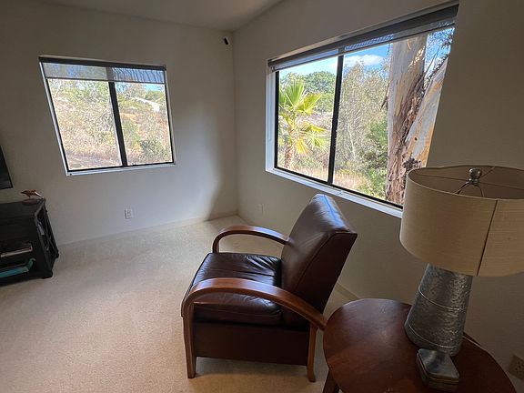 E and SE living room windows with canyon views - totally private