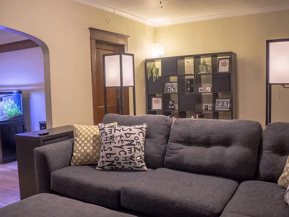 Living Room, view of dining room