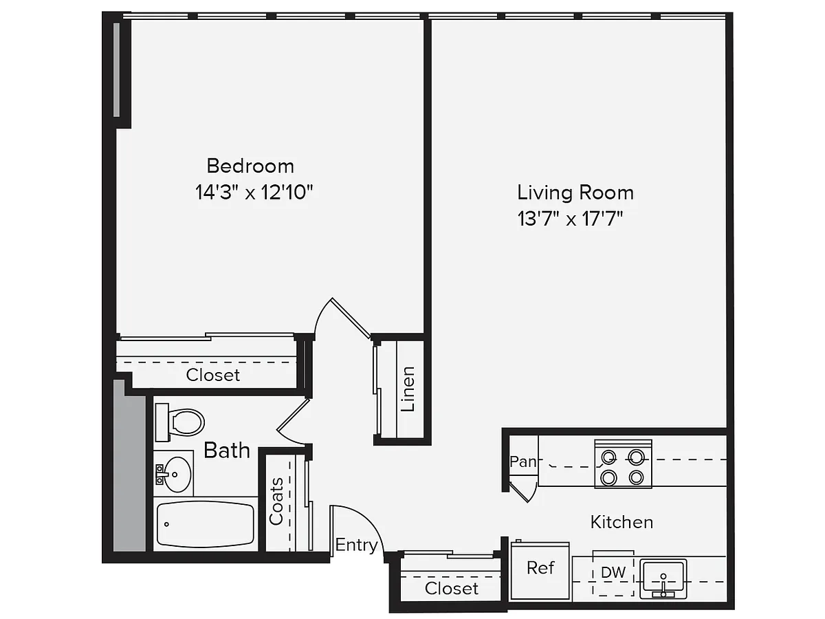 Floor plan Apartment-2J