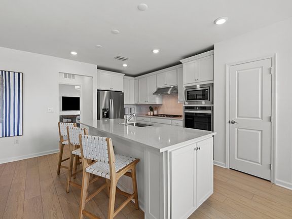 Open concept kitchen