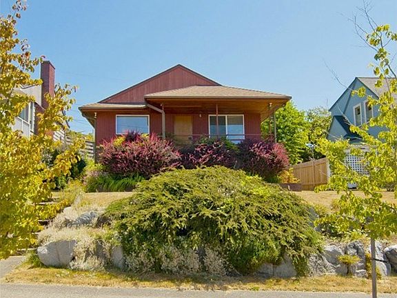 This SeaView home has good solid bones.  Sits perched above the