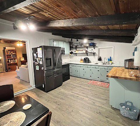Kitchen with new appliances 