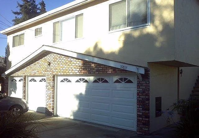 Front of building. Rental Includes 1 parking space and garage. Garage can be used for parking or storage.