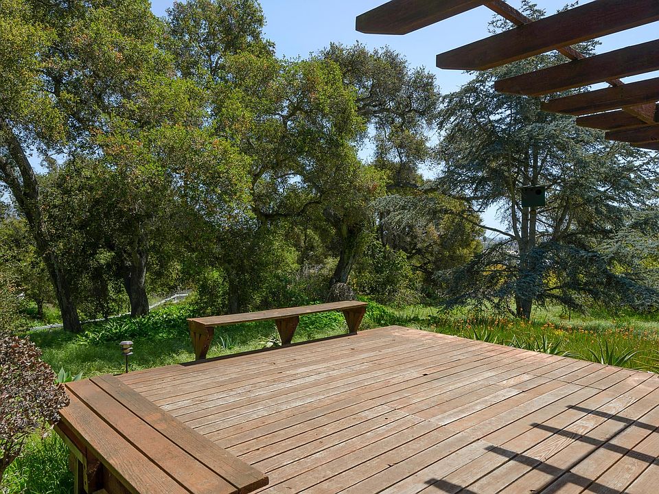 Backyard unobstructed views and mature trees Tons of privacy