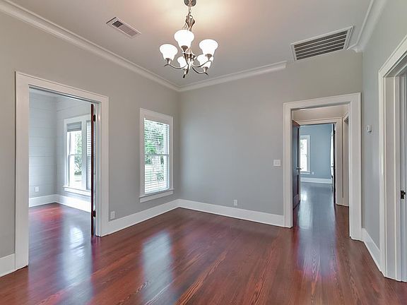 Dining Room looking down hall and into Sunroom