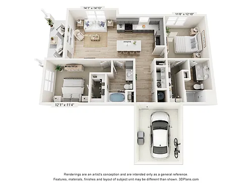 Floor plan Ace w/ Garage