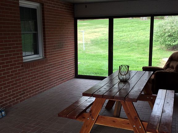 Screened in breezeway