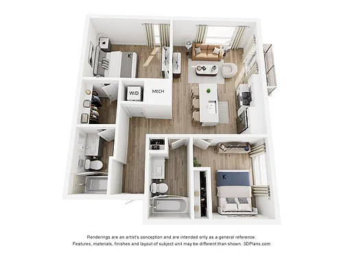 Floor plan 2CC